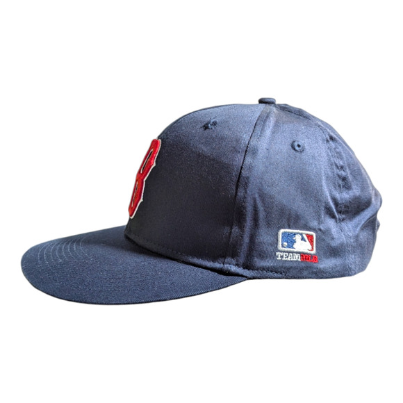 BOSTON RED SOX NAVY BLUE MVP AUTHENTIC MLB BASEBALL TEAM ADJUSTABLE STRAP - Picture 4 of 8